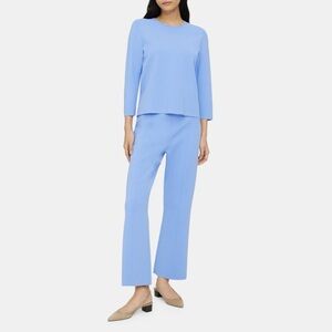 Theory Top and Pants Light Blue